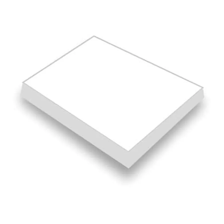 Chapa de PVC expandido branco, 1.220 × 2.440 mm, 30 mm de espessura